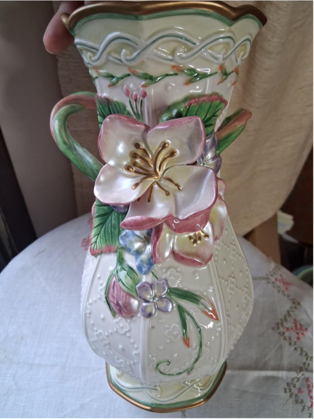 Fitz and floyd vintage rhapsody vase